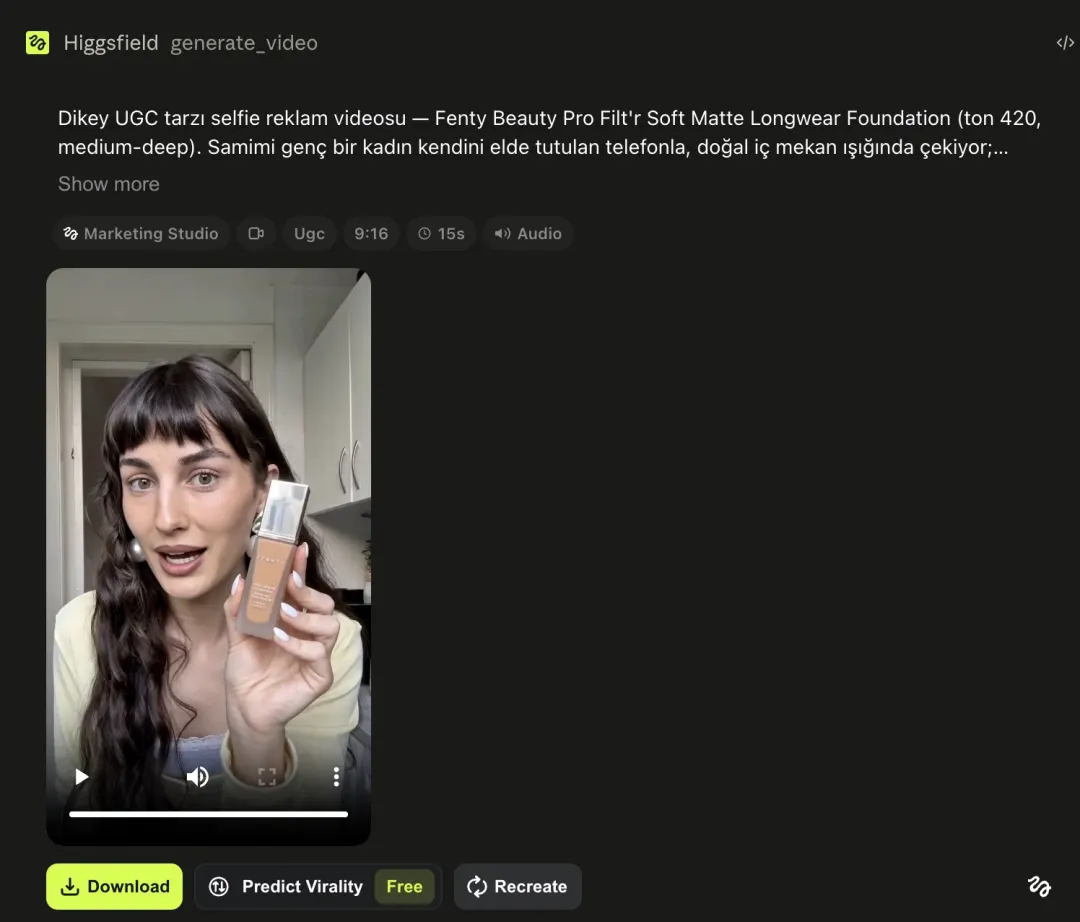 Video üretiliyor