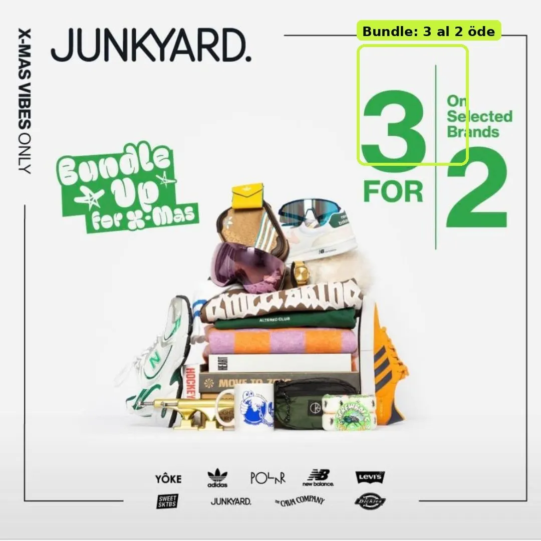 '3 al 2 öde' bundle reklamı