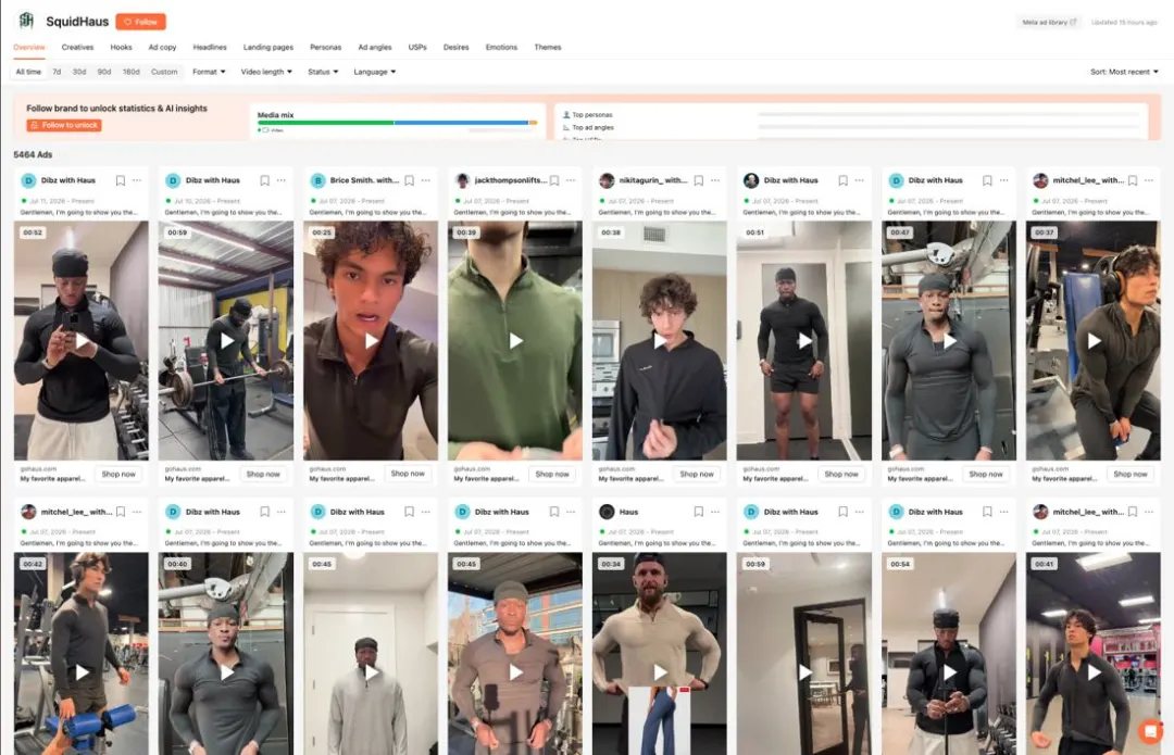 Meta reklam kütüphanesi: collab reklamları